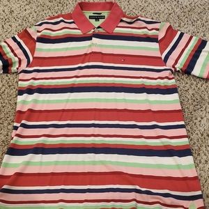Vintage Tommy Hilfiger Polo Multi-Color size XL